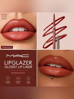MAC Lipglazer Glossy Lip Liner Marrakesh New in Box • Full Size • Authentic